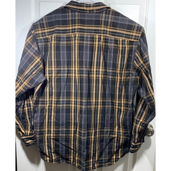 GH Bass & Co Plaid XL Button-up Long Sleeve Shirt Long Short Design Pockets - Picture 8 of 13